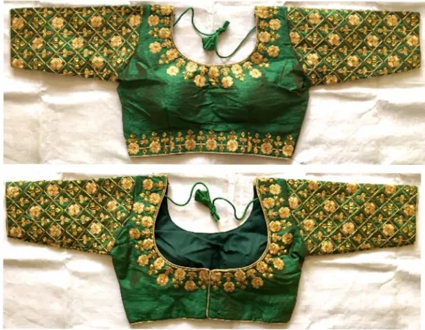 Reliable Pure Banglori Silk Stitched Blouses For Women