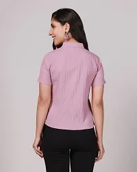 Fancy Cotton Blend Solid Top For Women-thumb1