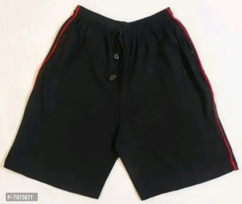 Half pant bermuda boxer shorts casual wear bermuda half pant night wear  (Free Size- waist 28 to 32)-thumb0