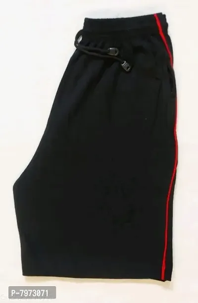 Half pant bermuda boxer shorts casual wear bermuda half pant night wear  (Free Size- waist 28 to 32)-thumb2