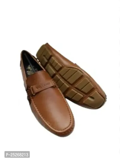 Stylish Synthetic Leather Loafers Shoes For Men