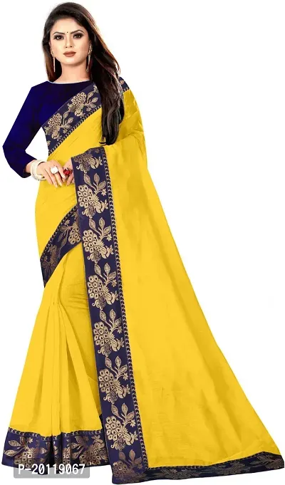 Elegant Chanderi Cotton Saree with Blouse piece-thumb0