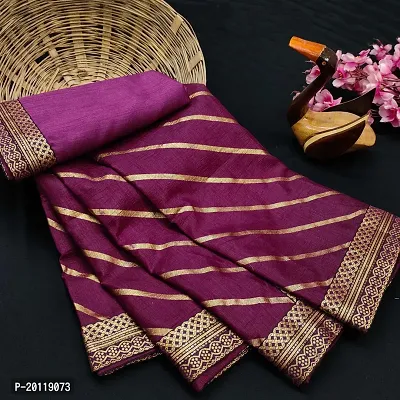 Elegant Chanderi Cotton Saree with Blouse piece-thumb0