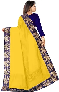 Elegant Chanderi Cotton Saree with Blouse piece-thumb1