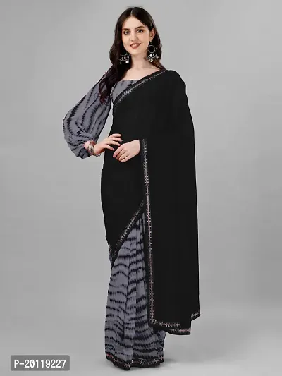 Elegant Georgette Saree with Blouse piece