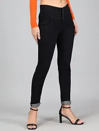 Fancy Solid Jeans For Women-thumb1