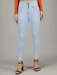Fancy Solid Jeans For Women-thumb1