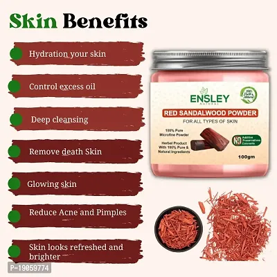 Ensley Face Pack Red Sandalwood And Beet Root And Shikakai Powder (Multicolour_300Gm)Pack Of 3 (100Gm Each)-thumb4