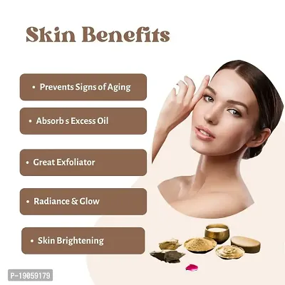 100% Natural  Pure Multani Mitti Powder For Natural Soft, Pimple free, Oil Free, Glowing  Shiny Skin-Face Pack (Skin  Face Care For Men  Women)-100 GM-thumb2