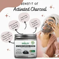 100% Natural  Pure Activated Charcoal Powder For Deep Cleaning, Exfollating  Detoxifying ,Whitening  Brighting Skin  Face (For Man  Woman) -100 GM-thumb1