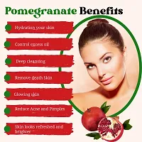 100% Natural  Pure Pomegranate Powder For Pinkish,Soft, Pimple free, Extra Glowing  Shiny Skin (Skin  Face Pack) For Men  Women-100 GM-thumb1