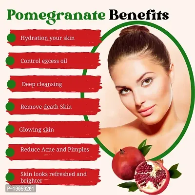 100% Natural  Pure Pomegranate Powder For Pinkish,Soft, Pimple free, Extra Glowing  Shiny Skin (Skin  Face Pack) For Men  Women-100 GM-thumb2