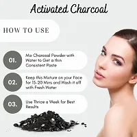 100% Natural  Pure Activated Charcoal Powder For Deep Cleaning, Exfollating  Detoxifying ,Whitening  Brighting Skin  Face (For Man  Woman) -100 GM-thumb2