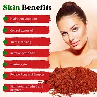 Ensley Face Pack Red Sandalwood Powder And Kaolin Clay Powder And Lemon Peel Powder (Multicolour_300Gm)Pack Of 3 (100Gm Each)-thumb3