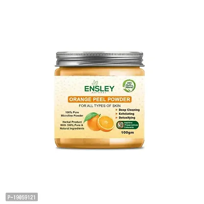 100% Natural  Pure Orange Peel Powder For Deep Cleansing, Detoxifying,Soft, Pimple free, Glowing  Shiny Skin-Face Pack (Skin  Face Care For Men  Women)-100 GM-thumb0