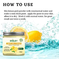 Ensley Natural  Pure Lemon Peel Powder For Deep Cleansing (Yellow_400 Gm-Pack Of 4)-thumb3