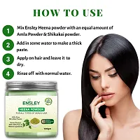 Ensley Natural Rose Petal Hibiscus Heena Deep Cleaning, Exfollating  Detoxifying ,Whitening  Brighting Skin  Face For Unisex(300Gm_Pack Of 3 ) _100gm Each-thumb4