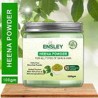 Ensley Pure Heena Powder For Natural Texture (Green_400 Gm-Pack Of 4)-thumb2