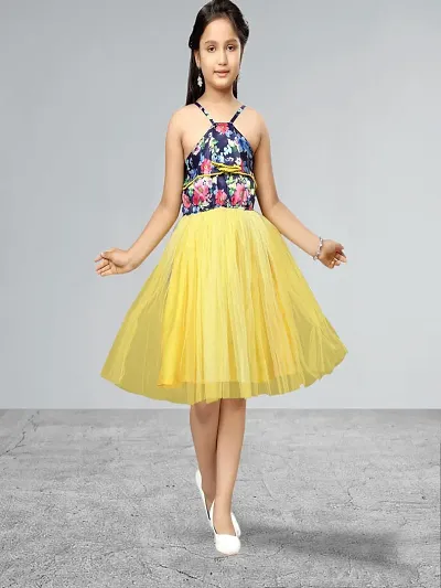 Trendy Nylon A-Line Dress 