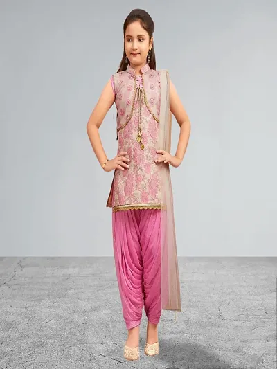 Stylish Brocade Stitched Salwar Suit Sets 