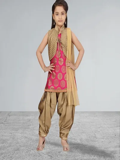 Stylish Silk Stitched Salwar Suit Sets 