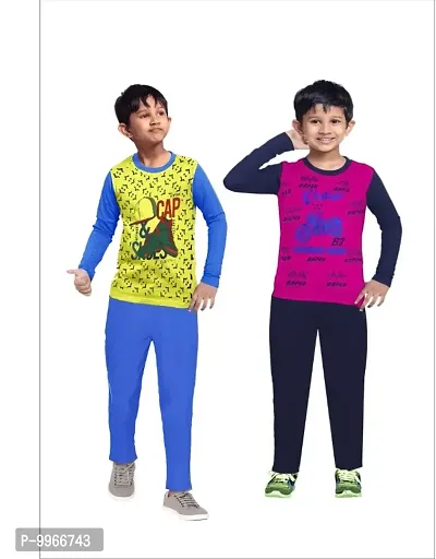 BOYS T-SHIRT AND PANT COMBO PACK OF 2-thumb0