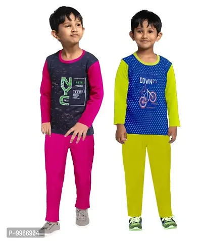 BOYS T-SHIRT AND PANT COMBO PACK OF 2-thumb0