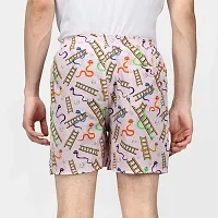 Snakes and Lads Boxers | Cartoon Boxer Shorts for Men with Pockets - Eco Friendly Cotton Soft Men Shorts-Adjustable and Durable Material-Mens Summer Casual Shorts with 1 Back Pocket - Premium Elasticated Waist with extra comfort.-thumb2