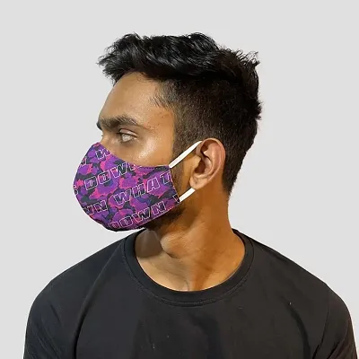 purple camo mask