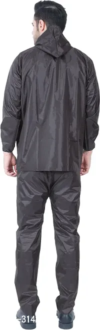 Vevve Solid Men Raincoat-thumb2