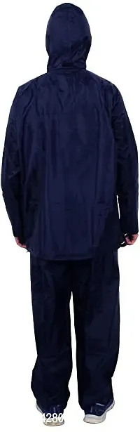 AutoKick Solid Men Raincoat-thumb2