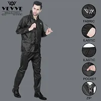 vevve Solid Men Raincoat-thumb3