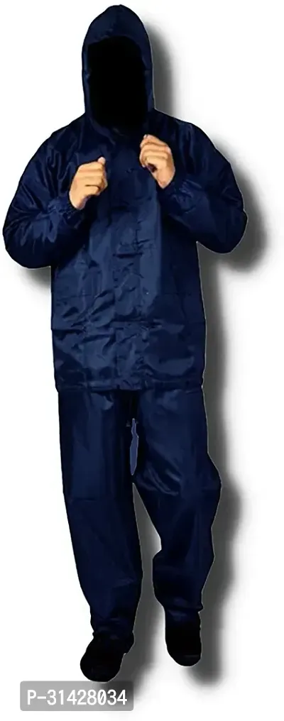 AutoKick Solid Men Raincoat-thumb0