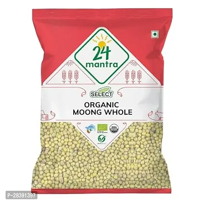 24 Mantra Select Organic Green Moong Dal Split-1 Kg-thumb0