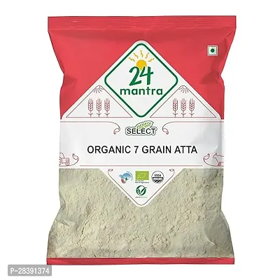 24 Mantra Select Organic 7 Grain Atta 1 Kg