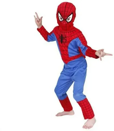 Kids spiderman dress costume for kids(06-08years)