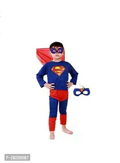Buy Anokhe Collections Polyester & Cotton Dc Superman Classic Muscular  Costume For Kids For Fancy Dress/Costume Parties/Celebration Fun|Blue & Red  Online at Low Prices in India - Amazon.in