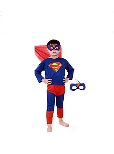 SUPERMEN MAN DRESS FOR KIDS (06-08years)