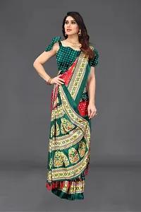 Beautiful Poly Silk Saree With Blouse Piece For Women-thumb2