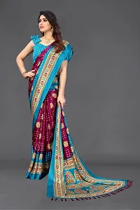 Beautiful Poly Silk Saree With Blouse Piece For Women-thumb2