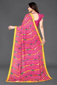 Beautiful Georgette Saree With Blouse Piece For Women-thumb3