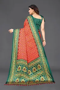 Beautiful Chiffon Saree With Blouse Piece For Women-thumb2