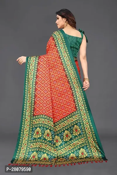 Beautiful Chiffon Saree With Blouse Piece For Women-thumb3