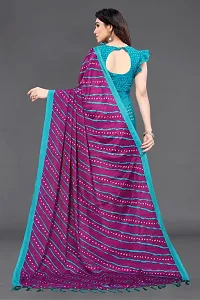 Beautiful Poly Silk Saree With Blouse Piece For Women-thumb1