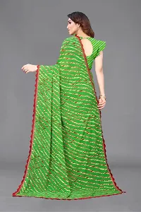 Beautiful Georgette Saree With Blouse Piece For Women-thumb3