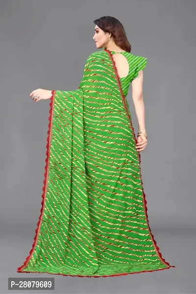 Beautiful Georgette Saree With Blouse Piece For Women-thumb4