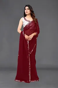 Beautiful Georgette Saree With Blouse Piece For Women-thumb2