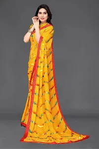 Beautiful Georgette Saree With Blouse Piece For Women-thumb2