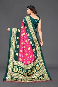 Beautiful Poly Silk Saree With Blouse Piece For Women-thumb2