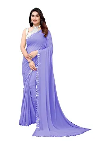 Beautiful Georgette Saree With Blouse Piece For Women-thumb2